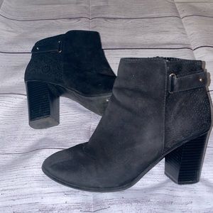Women's Lauren Conrad Black Lace Booties
